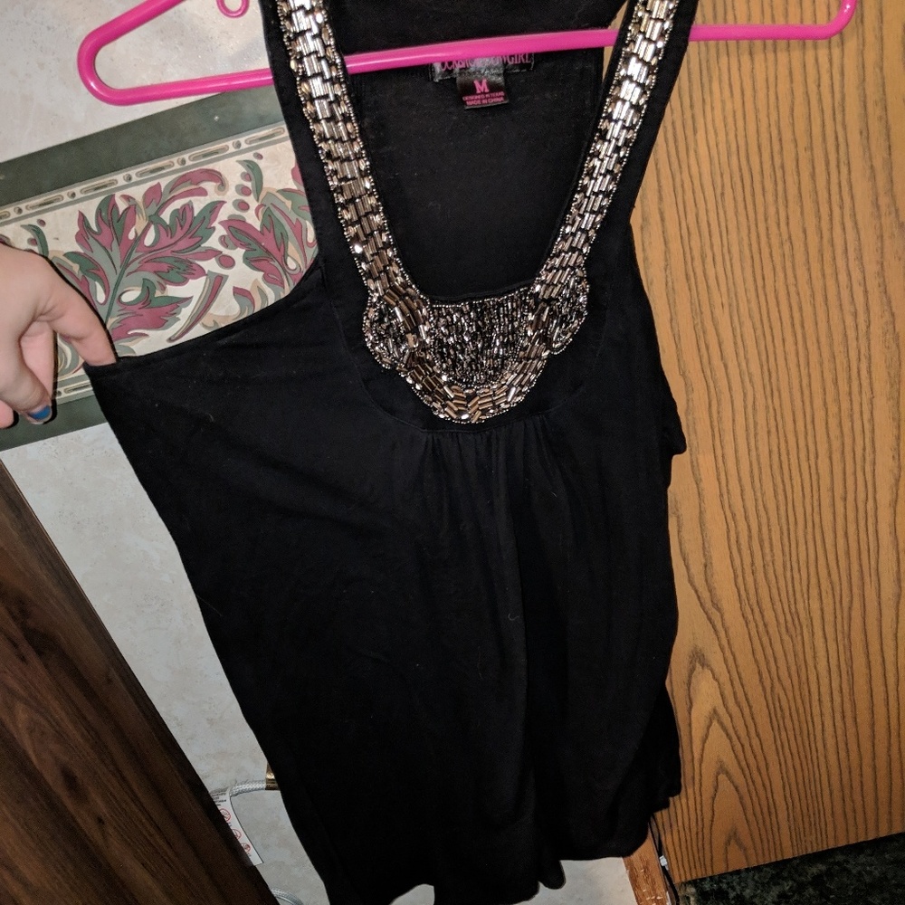 Rock and roll cowgirl tank top